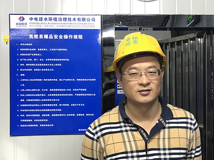 中国电建深圳茅洲河底泥处理厂20吨回转炉脱硝现场